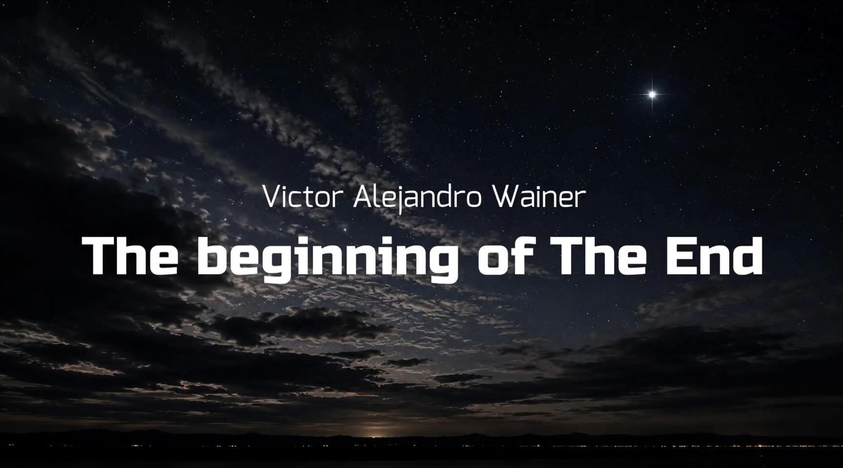 The beginning of the end